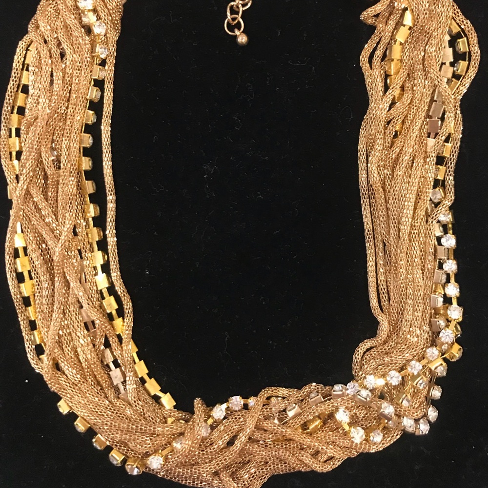 Gold Tone Chain Necklace